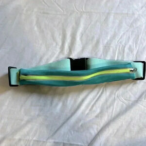 FitKicks Turquoise waist pouch Fanny pack exercise belt bag jogging biking